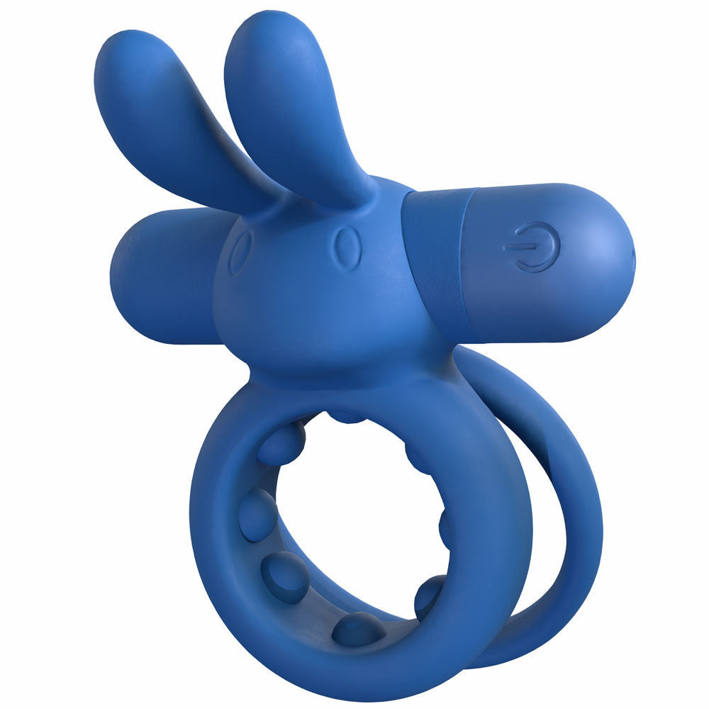 Ohare (Black | Blue | Green) – Rechargeable Silicone Rabbit Vibrating Cock Ring > Cock Ring > Vibrating - Tophatter Daily Deals