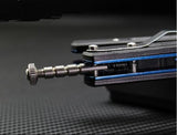 G10 Trainer Butterfly Knife Ball Bearings Practice Balisong - Adjustable Latch Knife-Balisong - Tophatter Daily Deals