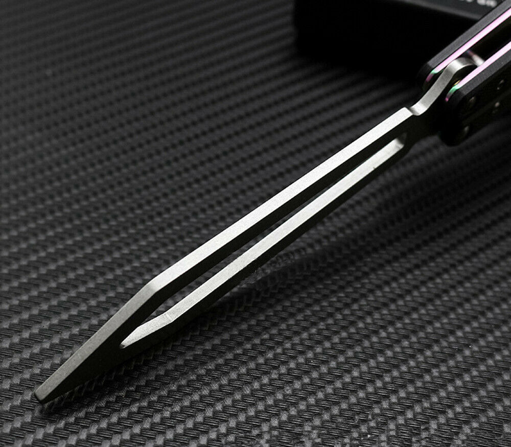 G10 Trainer Butterfly Knife Ball Bearings Practice Balisong - Adjustable Latch Knife-Balisong - Tophatter Daily Deals