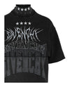 Givenchy Layered Graphic T-Shirt With Balaclava T-Shirt - Tophatter Daily Deals