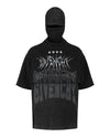 Givenchy Layered Graphic T-Shirt With Balaclava T-Shirt - Tophatter Daily Deals