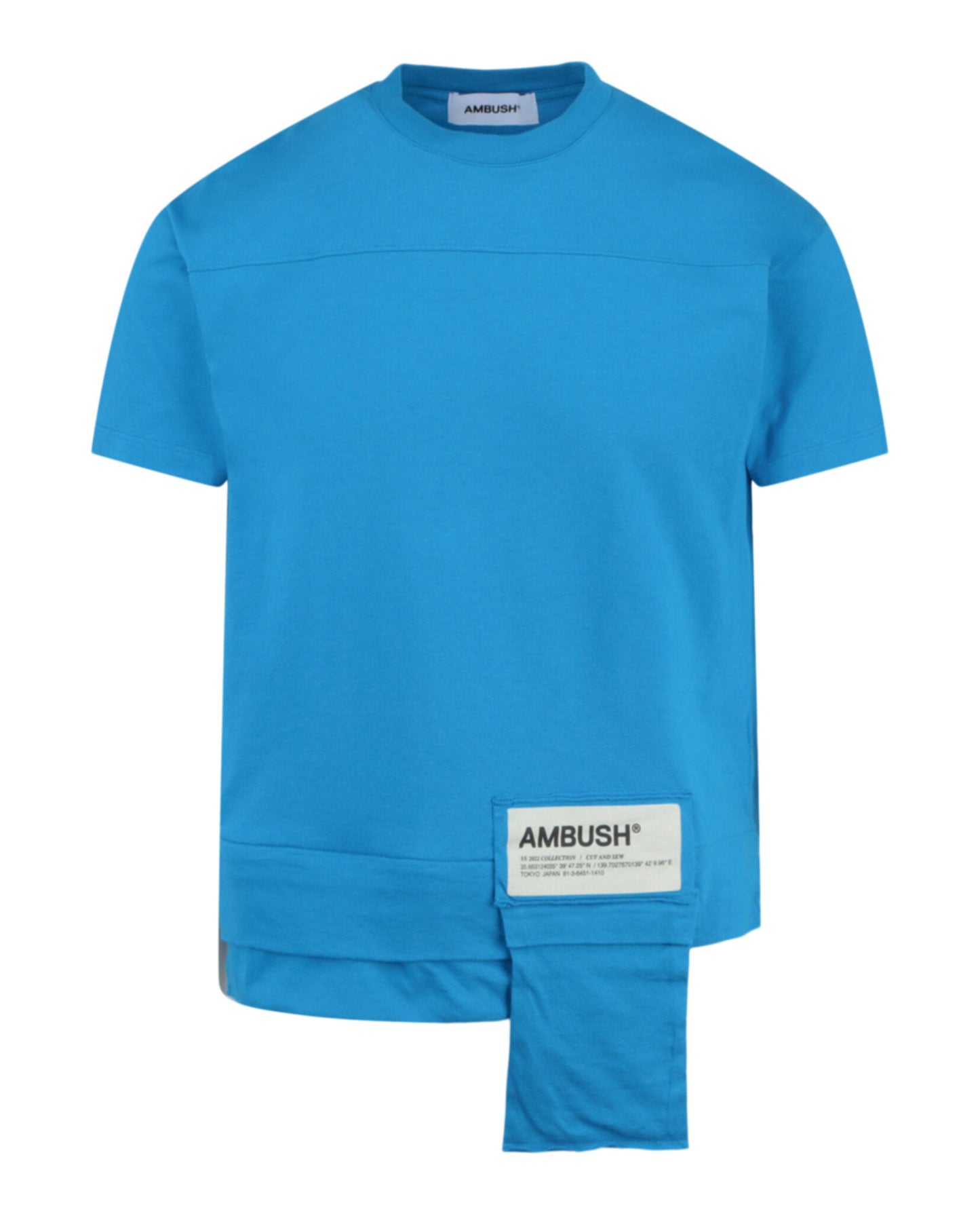 AMBUSH Waist Pocket T-Shirt Blue T-Shirt - Tophatter Daily Deals