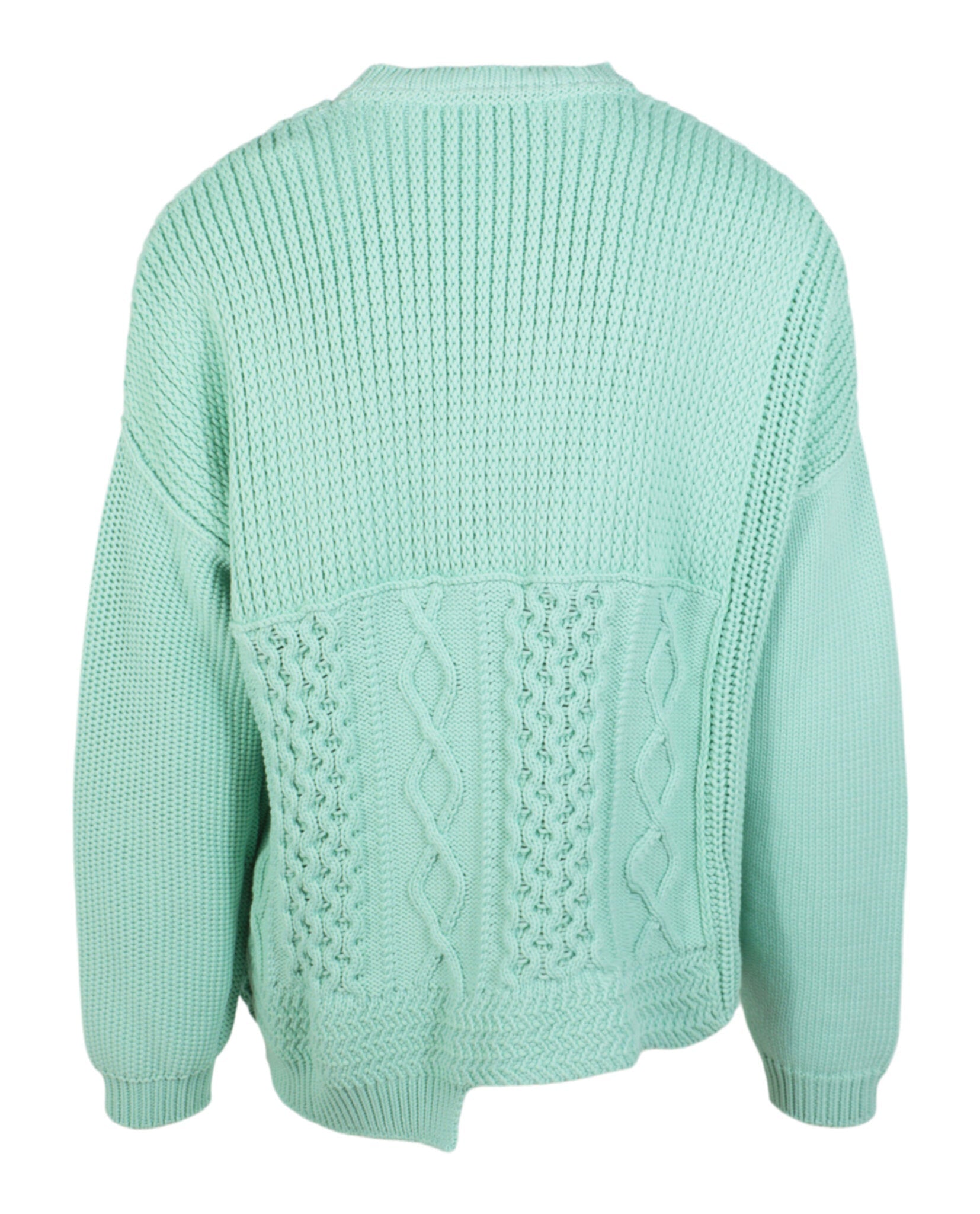 AMBUSH Patchwork Knit Crewneck Sweater Sweaters & Cardigans - Tophatter Daily Deals