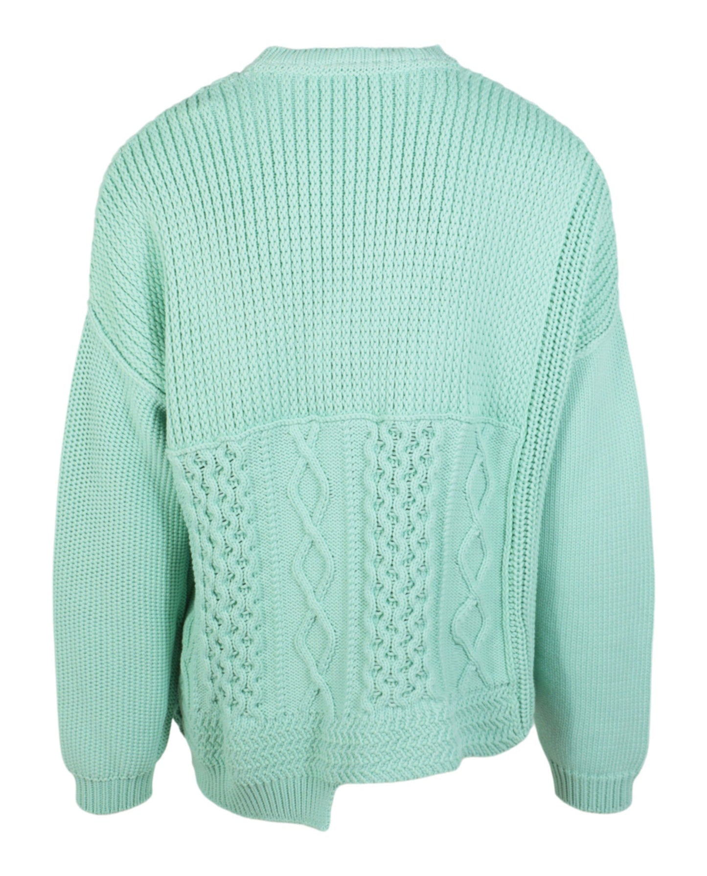 AMBUSH Patchwork Knit Crewneck Sweater Sweaters & Cardigans - Tophatter Daily Deals
