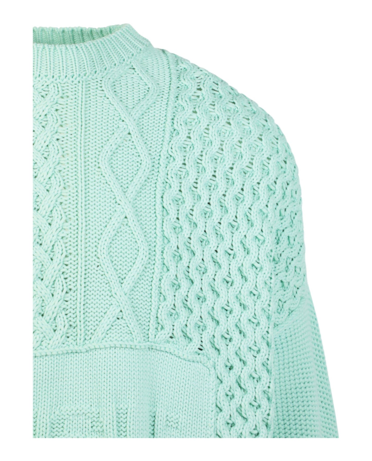 AMBUSH Patchwork Knit Crewneck Sweater Sweaters & Cardigans - Tophatter Daily Deals