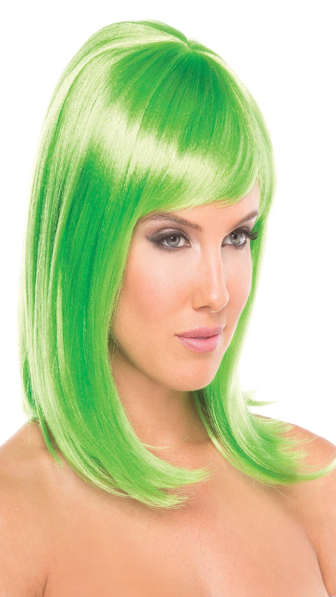 BW093GR Doll Wig Green Green Female O S Costumes & Lingerie - Tophatter Daily Deals