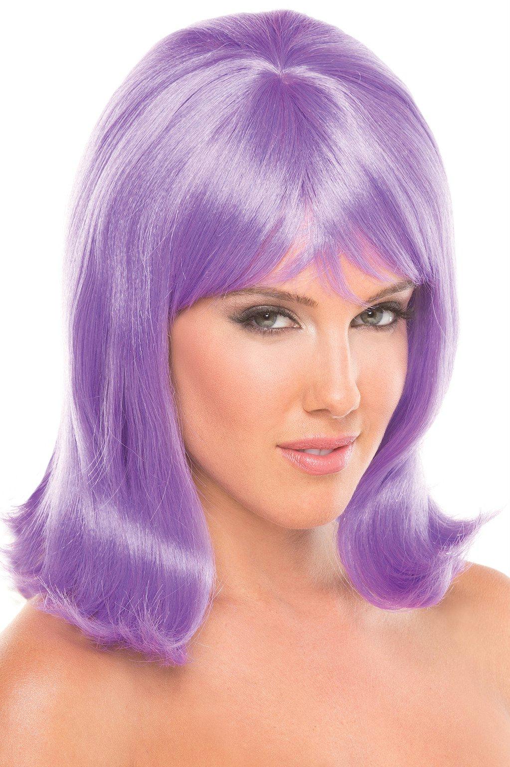 BW093LV Doll Wig Lavender Lavender Female O S Costumes & Lingerie - Tophatter Daily Deals