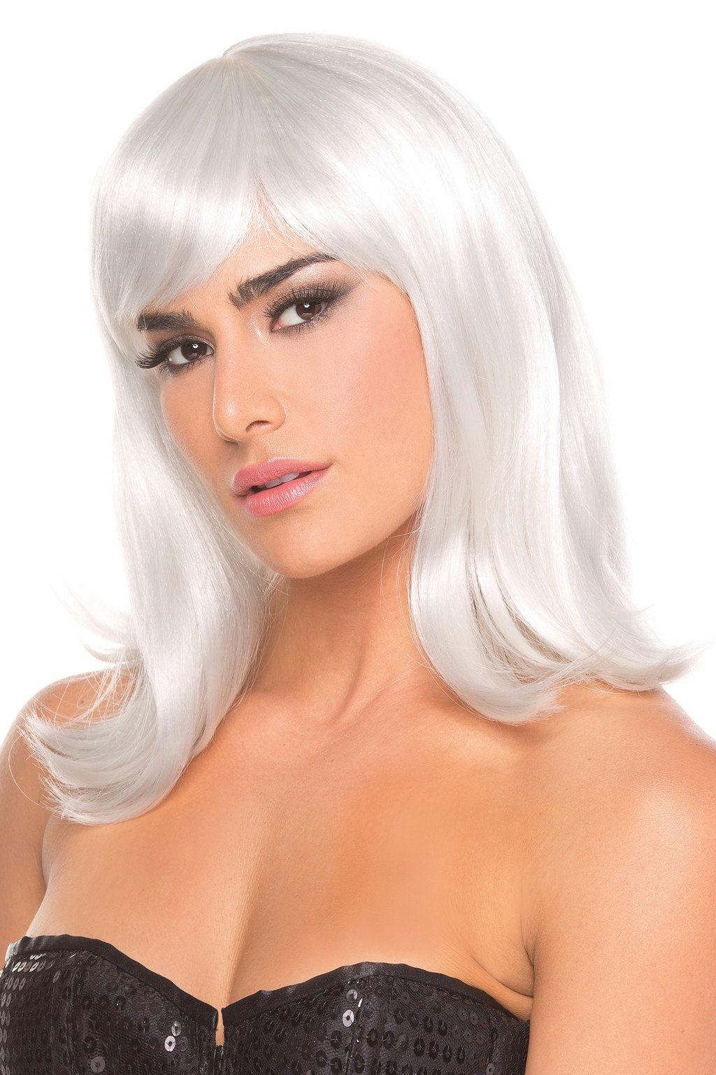 BW093WT Doll Wig White White Female O S Costumes & Lingerie - Tophatter Daily Deals