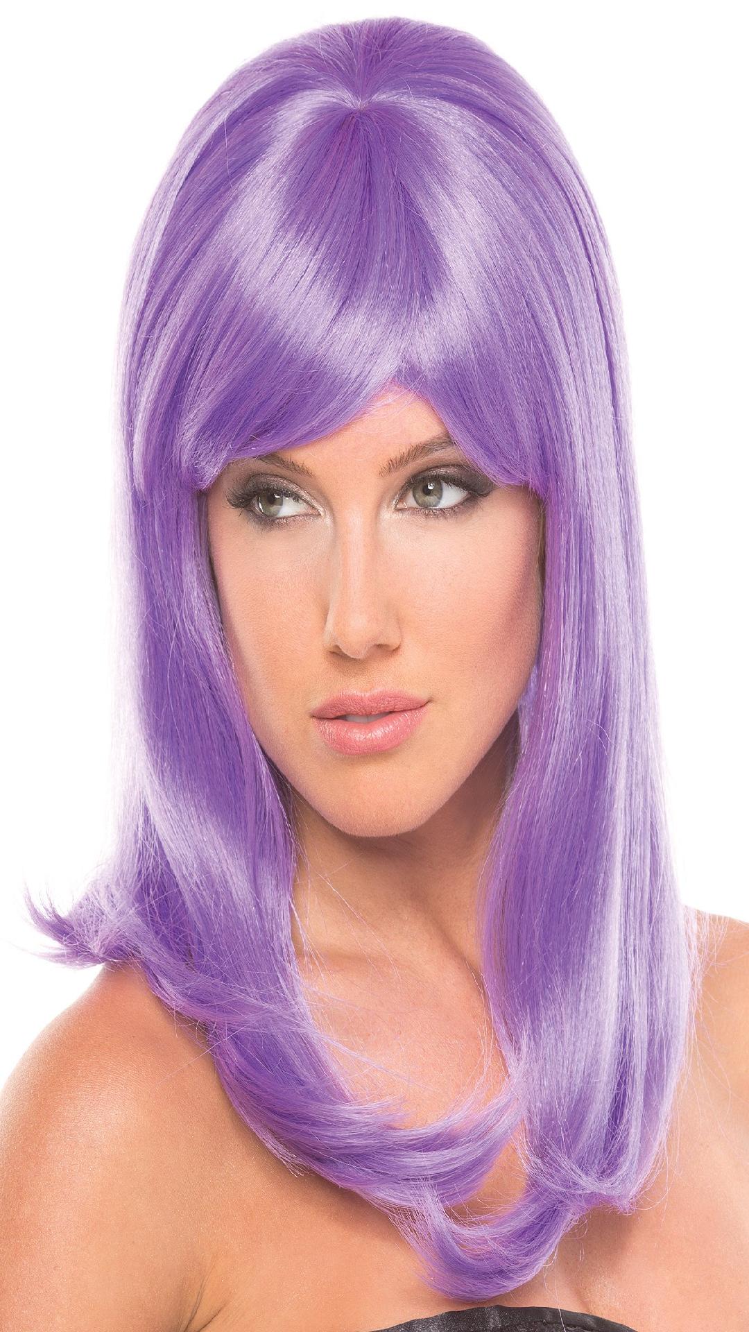 BW094LV Hollywood Wig Lavender Lavender Female O S Costumes & Lingerie - Tophatter Daily Deals