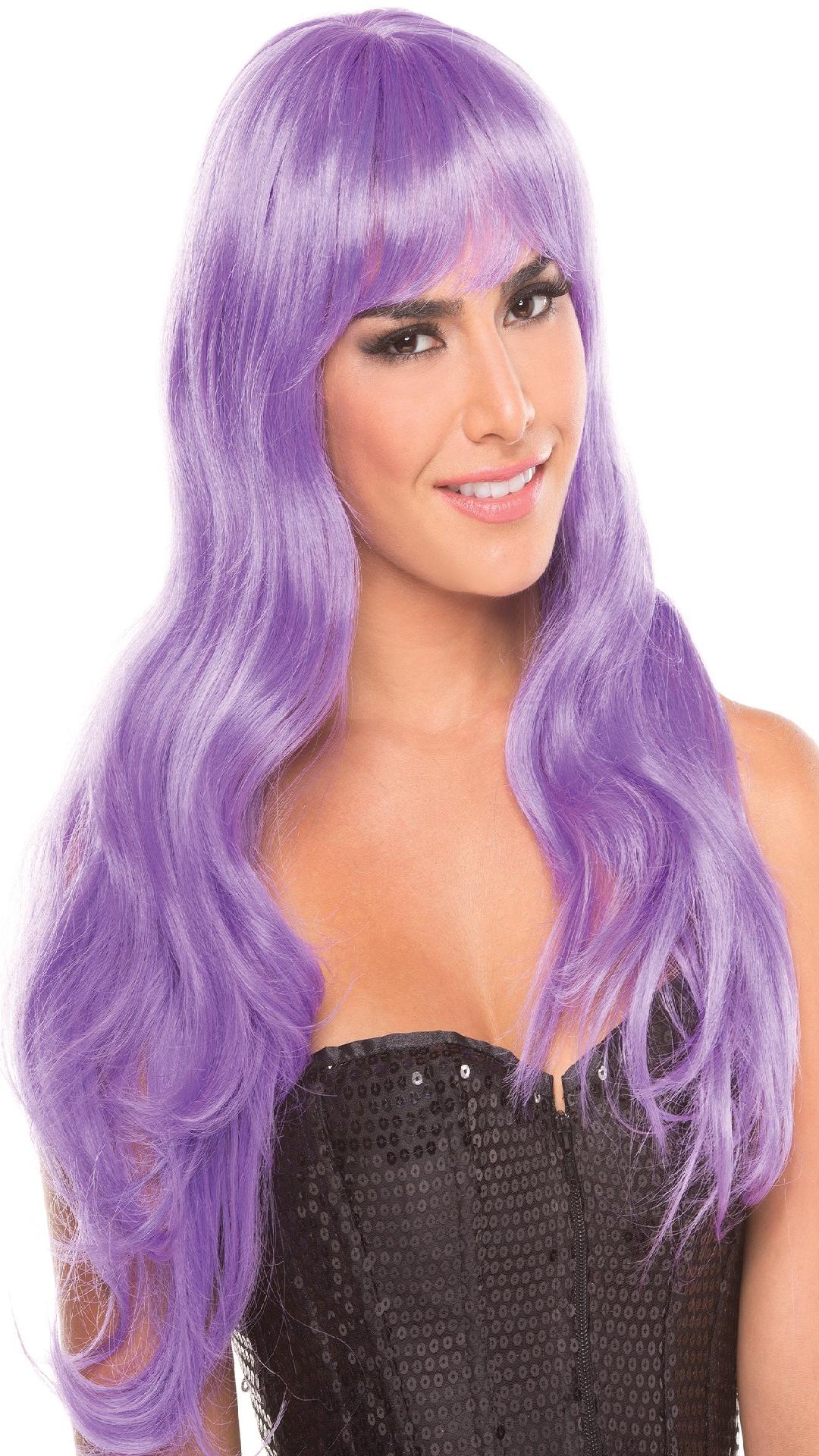 BW095LV Burlesque Wig Lavender Lavender Female O S Costumes & Lingerie - Tophatter Daily Deals