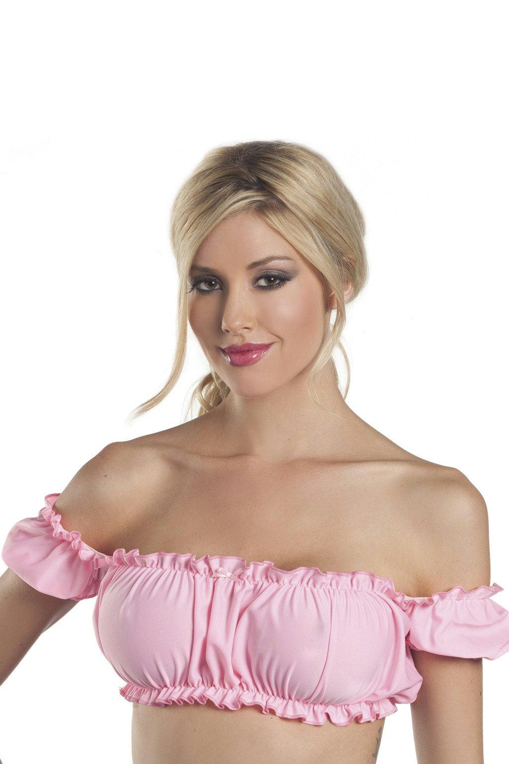 School Girls BW1008PK Scrunch Top Pink Female One Size Costumes & Lingerie - Tophatter Daily Deals