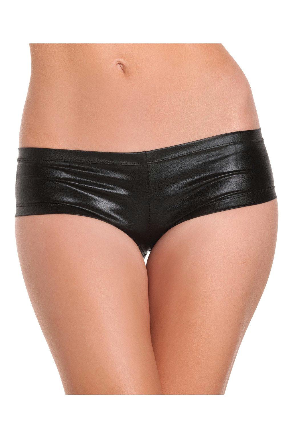 BW1020BK Booty Shorts Black Female X-Large Costumes & Lingerie - Tophatter Daily Deals