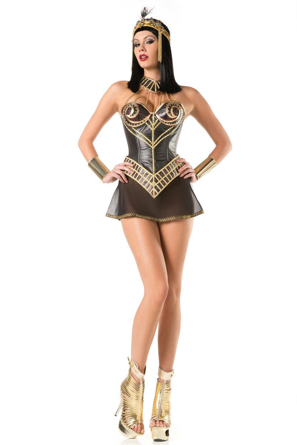 BW1419C 4 Piece Nile Princess Black Gold Female M L Costumes & Lingerie - Tophatter Daily Deals