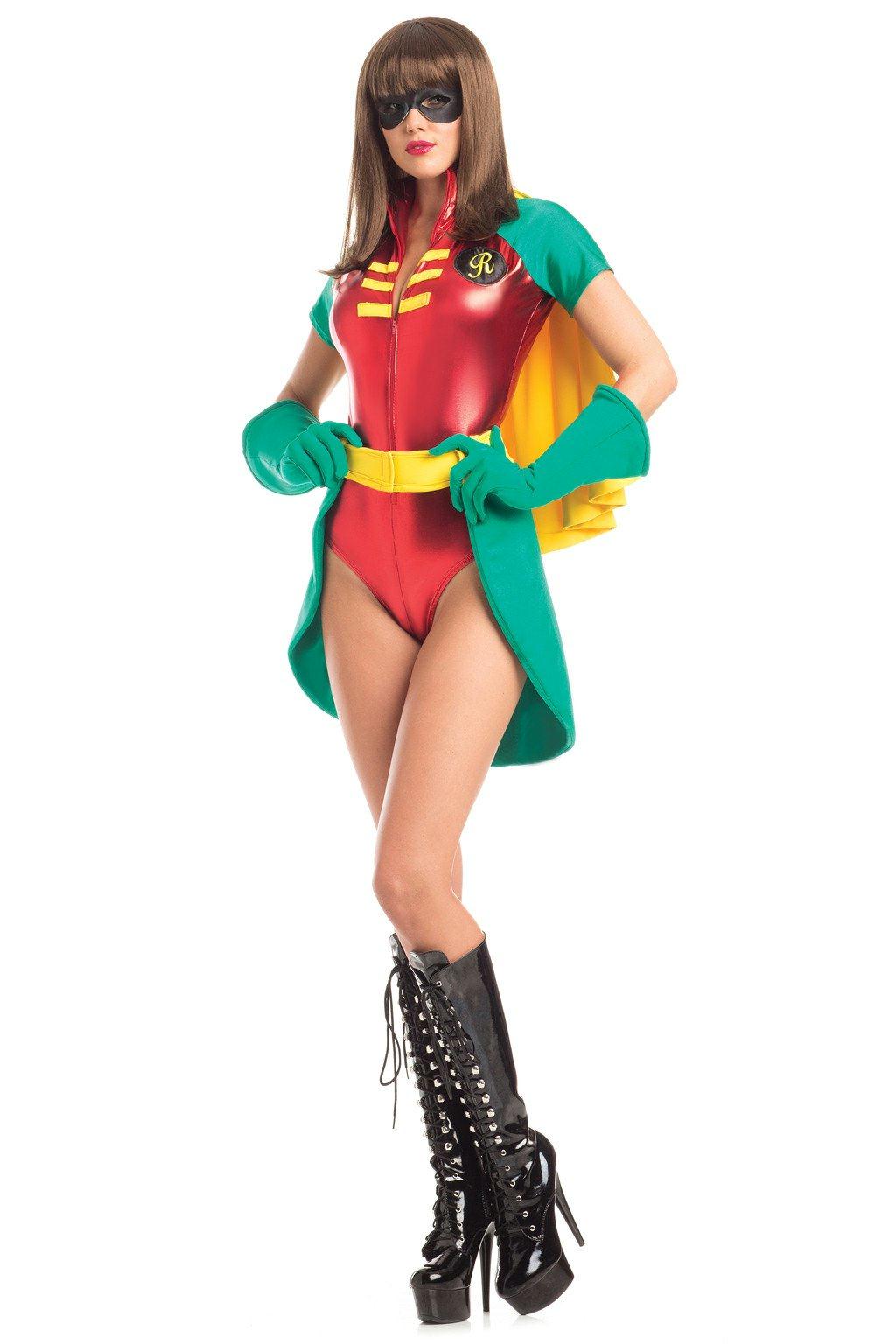 BW1606 5 Piece Radiant Robyn Red Green Yellow Female Costumes & Lingerie - Tophatter Daily Deals