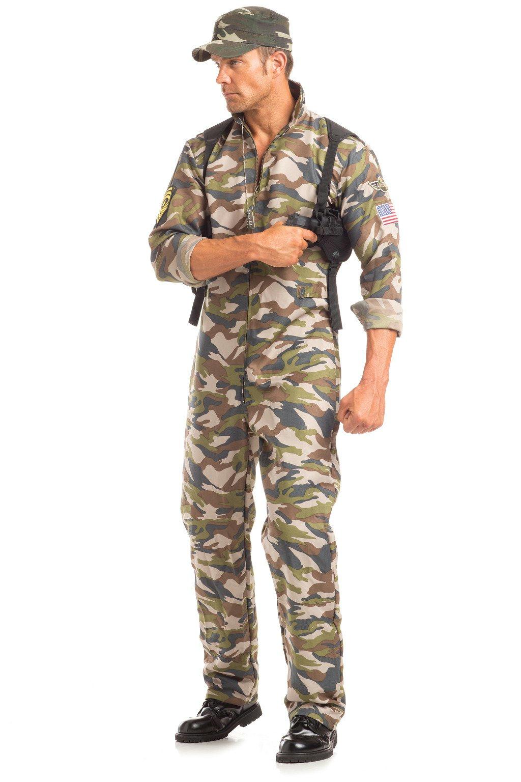 BW1613 2 Piece Scrumptious Sergeant Major Camouflage Male Costumes & Lingerie - Tophatter Daily Deals