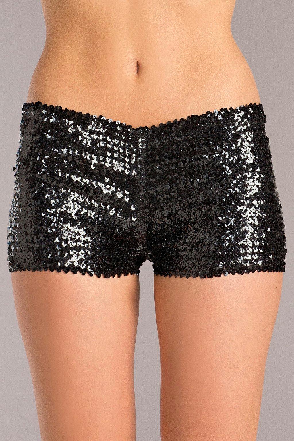 BW1676BK Booty Shorts Black Female Costumes & Lingerie - Tophatter Daily Deals