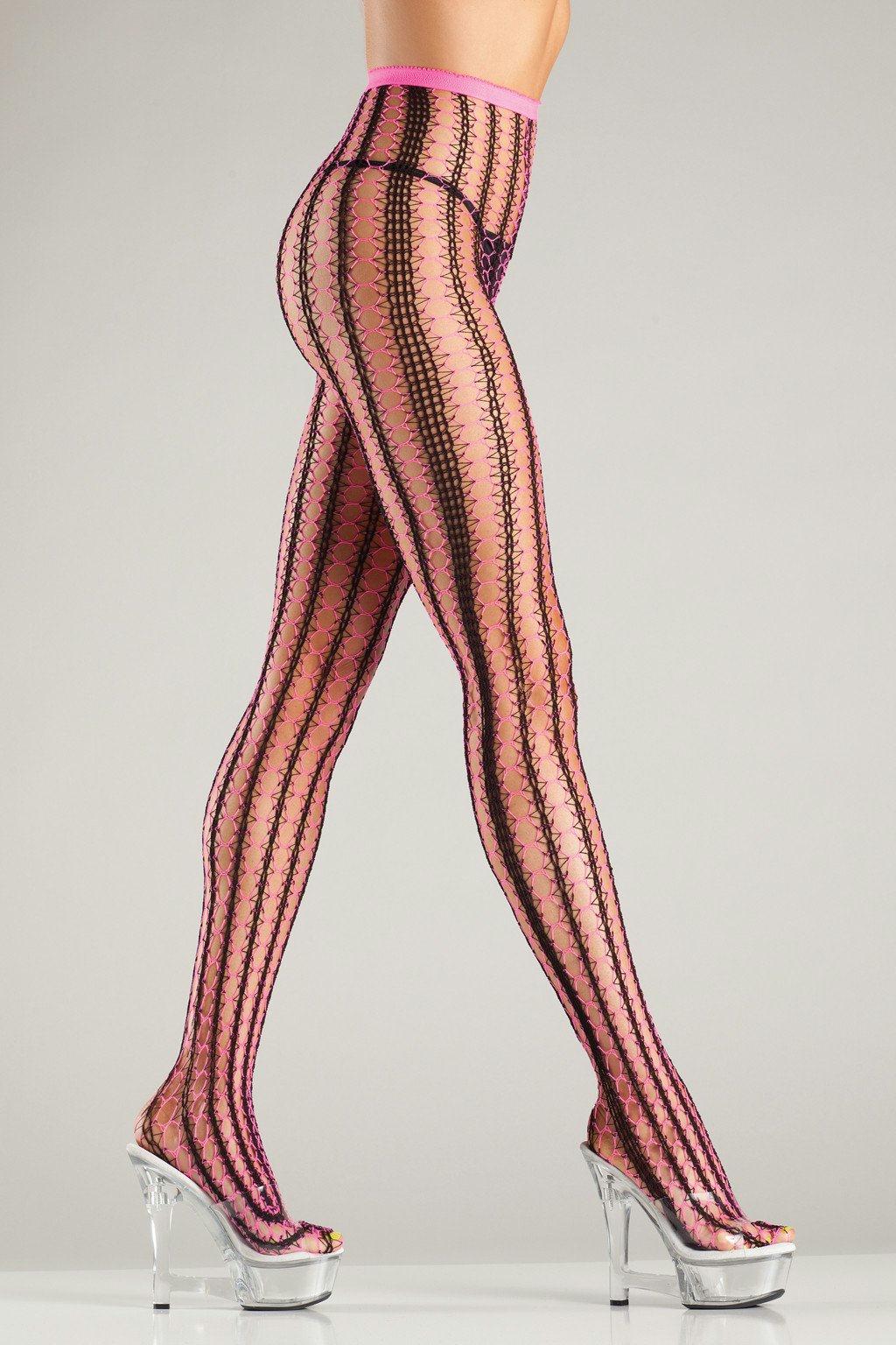 BW704 Pantyhose Hot Pink Female One Size Costumes & Lingerie - Tophatter Daily Deals