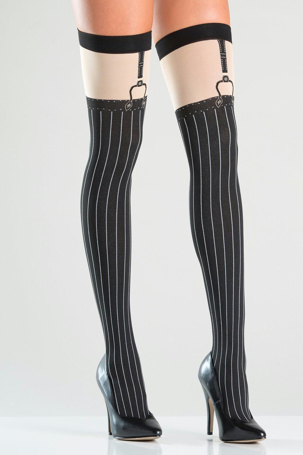 BW772 Thigh Highs Black Female One Size Costumes & Lingerie - Tophatter Daily Deals