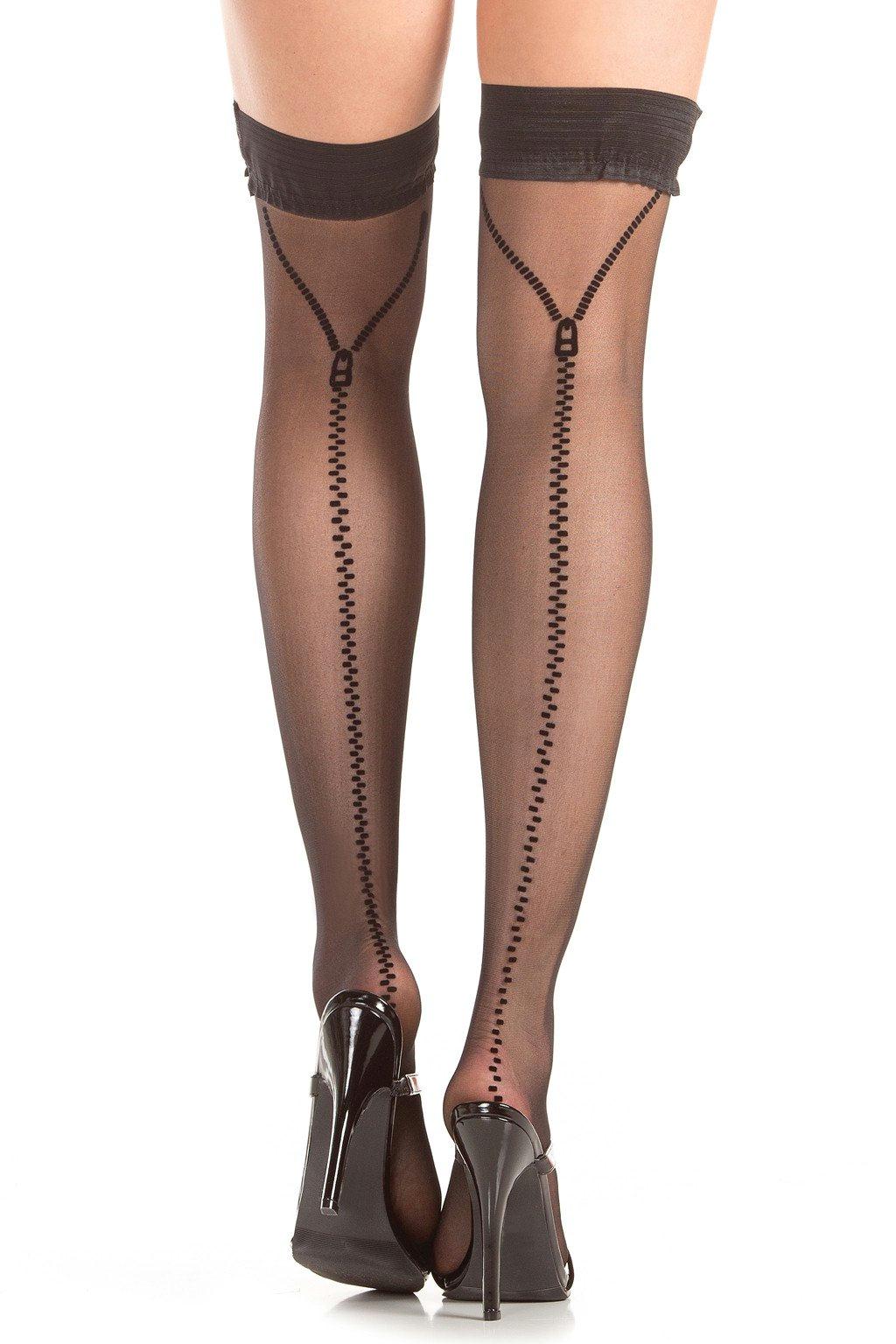 BW787 Thigh Highs Black Female One Size Costumes & Lingerie - Tophatter Daily Deals