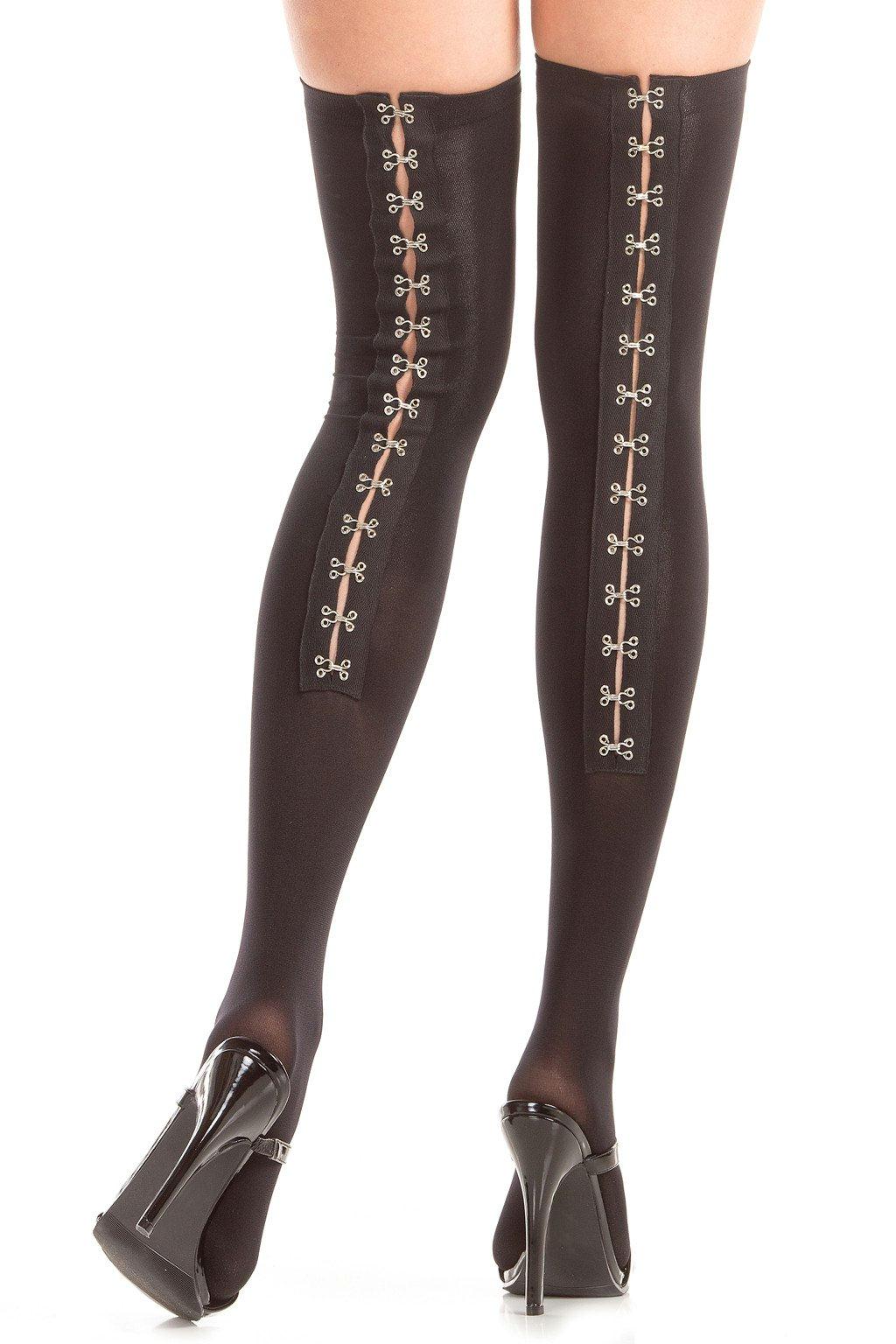 BW789 Knee Highs Black Female One Size Costumes & Lingerie - Tophatter Daily Deals