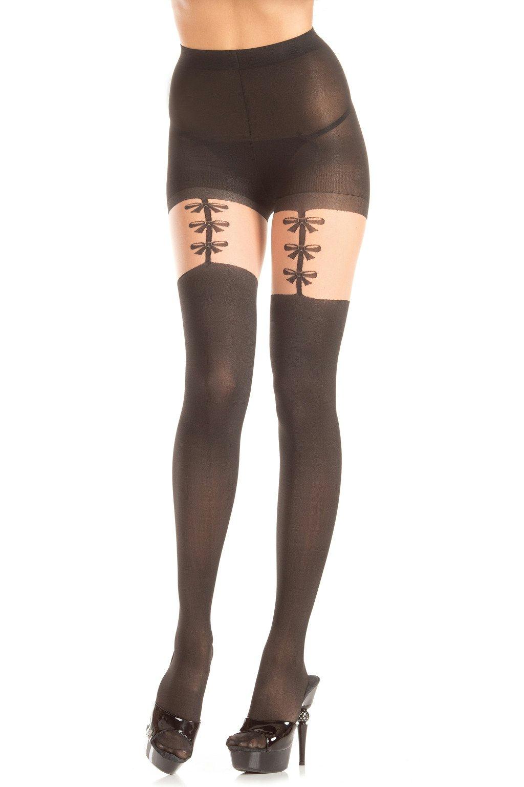 BW798 Pantyhose Black Female One Size Costumes & Lingerie - Tophatter Daily Deals