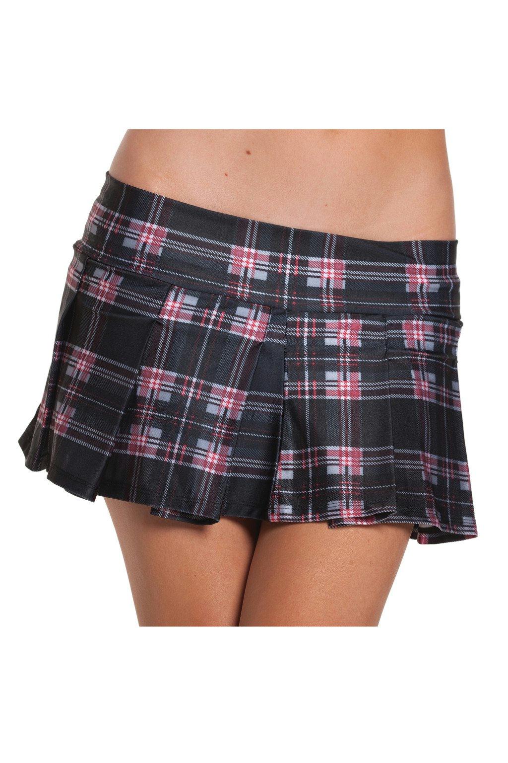 School Girls BW830BK Black Plaid Skirt Black Female Medium Large Costumes & Lingerie - Tophatter Daily Deals