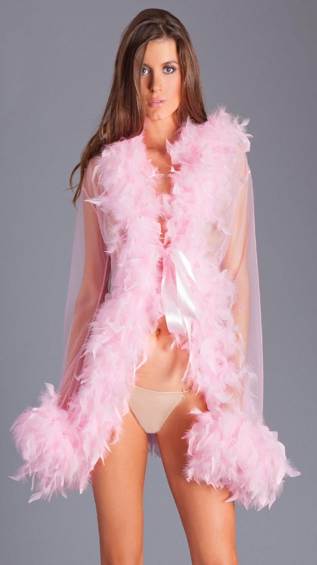 BW834SCP Lux Robe Candy Pink Female O S Costumes & Lingerie - Tophatter Daily Deals