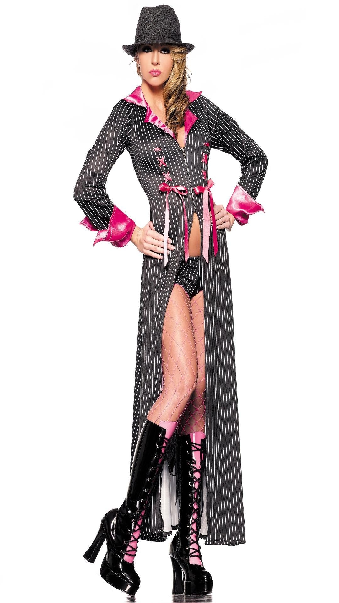 BW844 Pimpin' Pretty Black Pink Female Costumes & Lingerie - Tophatter Daily Deals