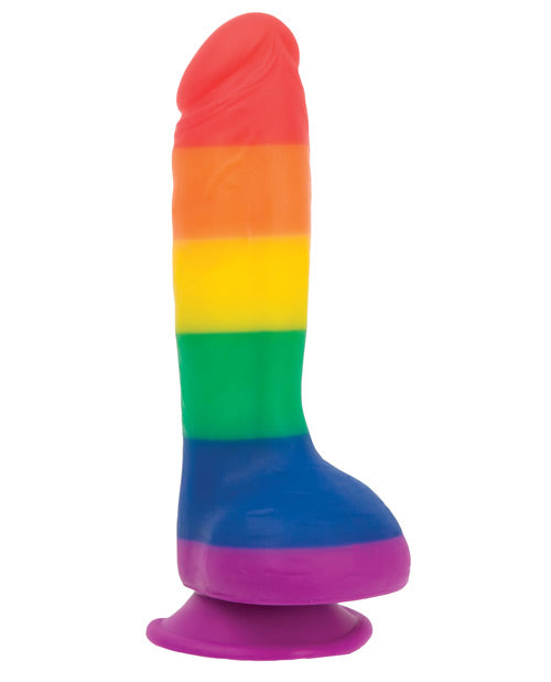 Justin 8" Rainbow Dildo Dildoes & Dongs - Tophatter Daily Deals