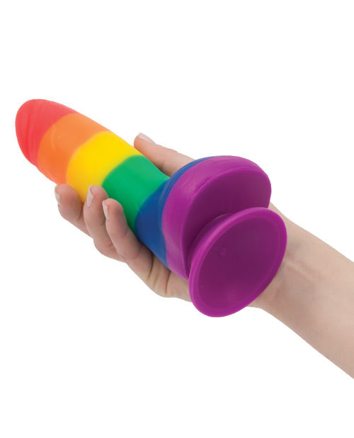 Justin 8" Rainbow Dildo Dildoes & Dongs - Tophatter Daily Deals