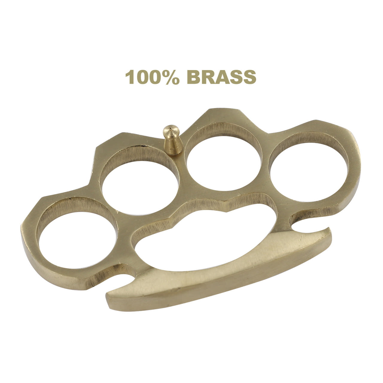100% Pure Brass Novelty Knuckle Buckle - Tophatter's Guns'N'Weapons Store Collectible Weapons - Tophatter Daily Deals