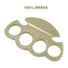 100% Pure Brass Heavy Duty Knuckle Paper Weight Accessory - TOPHATTER'S ARMORY DEALS Collectible Weapons - Tophatter Daily Deals