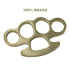 100% Pure Brass Knuckleduster Paper Weight Accessory - TOPHATTER'S ARMORY DEALS Collectible Weapons - Tophatter Daily Deals