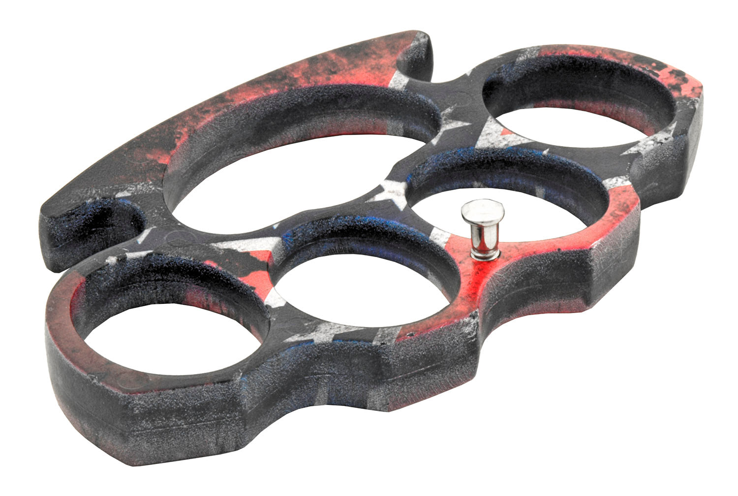 Plastic Knuckles Belt Buckle Duster Lightweight - American Flag Belt Buckle - Tophatter Daily Deals