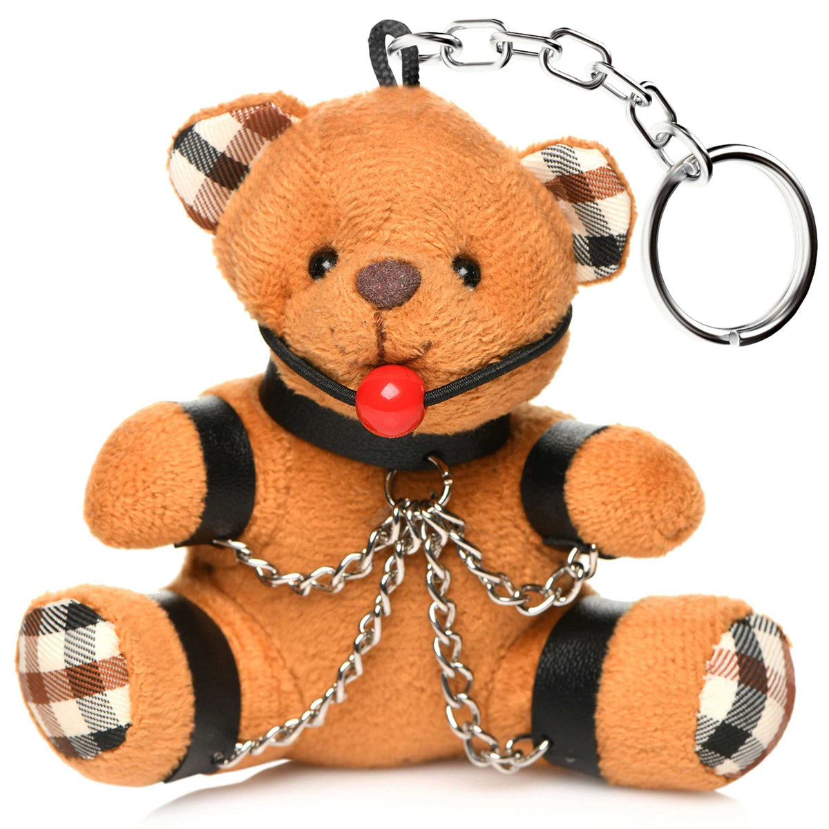 Gagged Teddy Bear Keychain Adult Intimacy Novelty Gift > Novelties > Gag Gifts - Tophatter Daily Deals