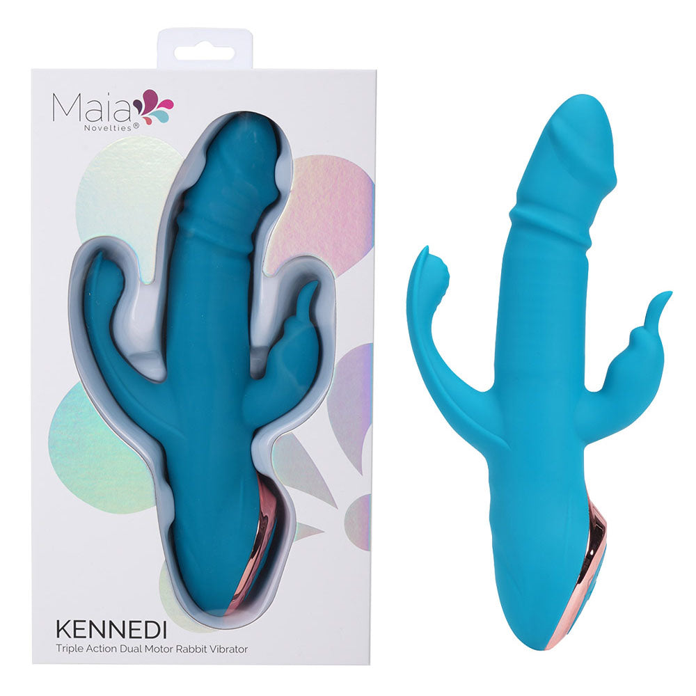 Maia Kennedi 23.5 Centimeter Triple Stimulating Vibrator > Vibrators > Ladies > Rabbit Multi - Tophatter Daily Deals