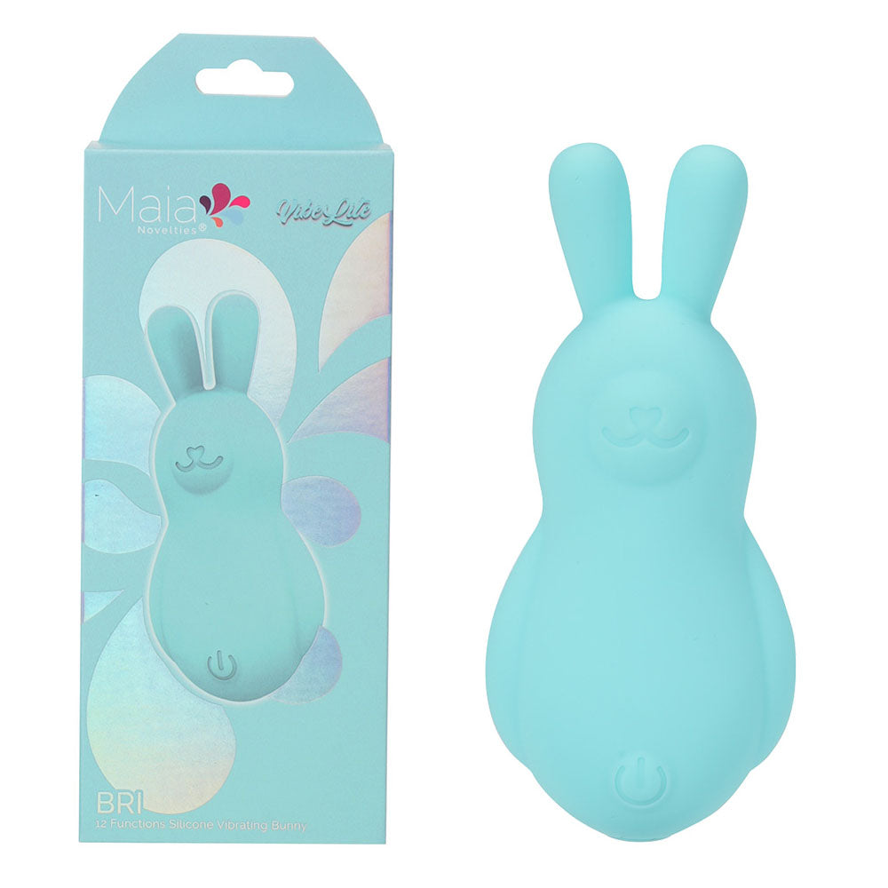 Maia Bri Teal 9 Centimeter Vibrating Bunny Bullet > Vibrators > Mini Vibrators - Tophatter Daily Deals