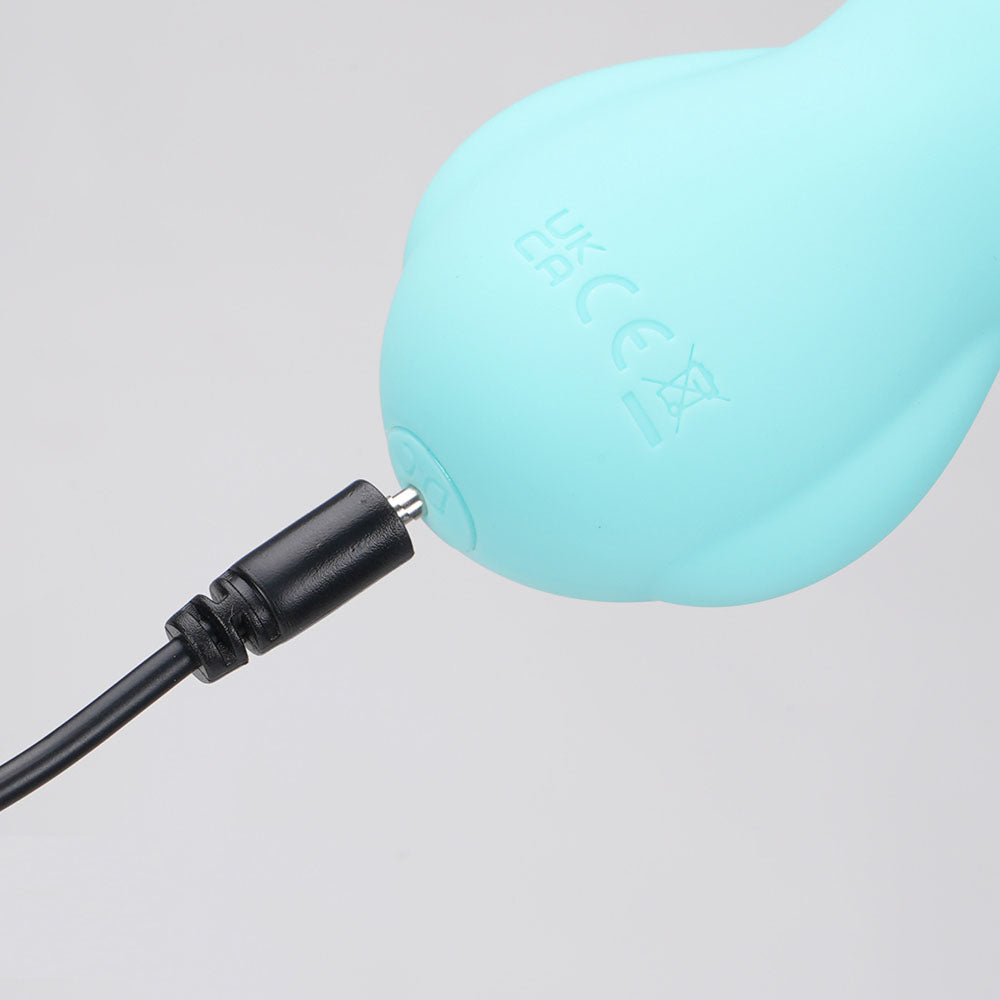 Maia Bri Teal 9 Centimeter Vibrating Bunny Bullet > Vibrators > Mini Vibrators - Tophatter Daily Deals