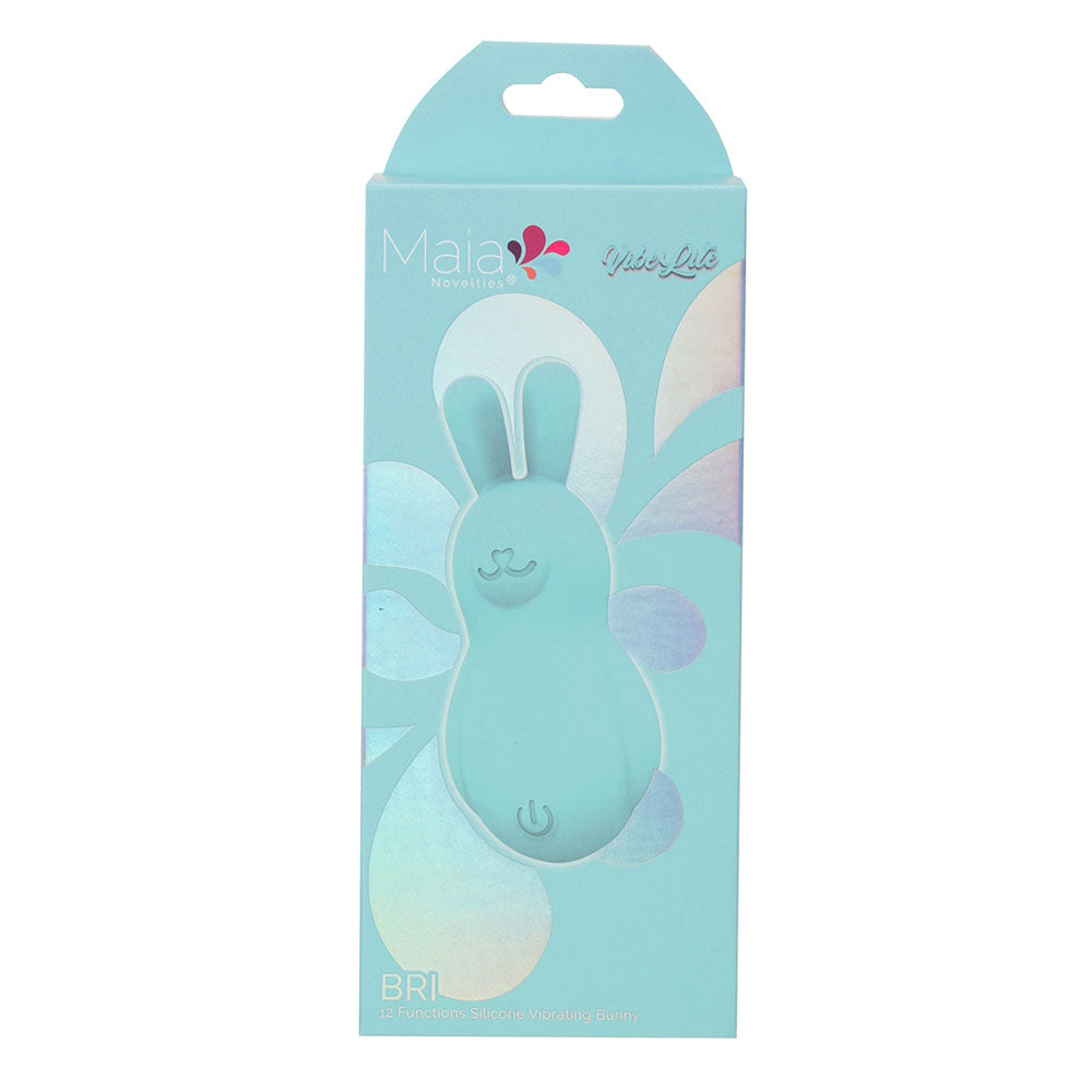 Maia Bri Teal 9 Centimeter Vibrating Bunny Bullet > Vibrators > Mini Vibrators - Tophatter Daily Deals