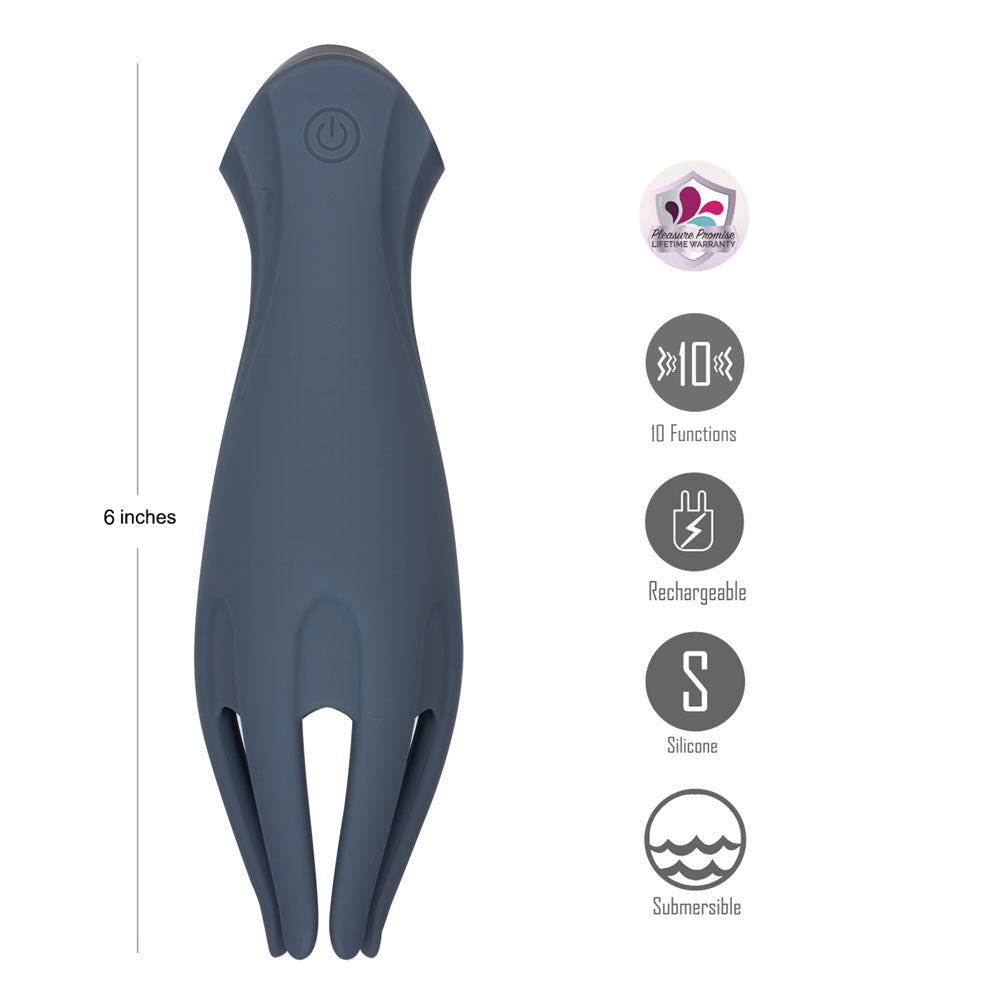 Maia Leo – USB Rechargeable Penis Head Tickler Vibrator > Sex Toys For Men > Masturbators > Vibrating - Tophatter Daily Deals