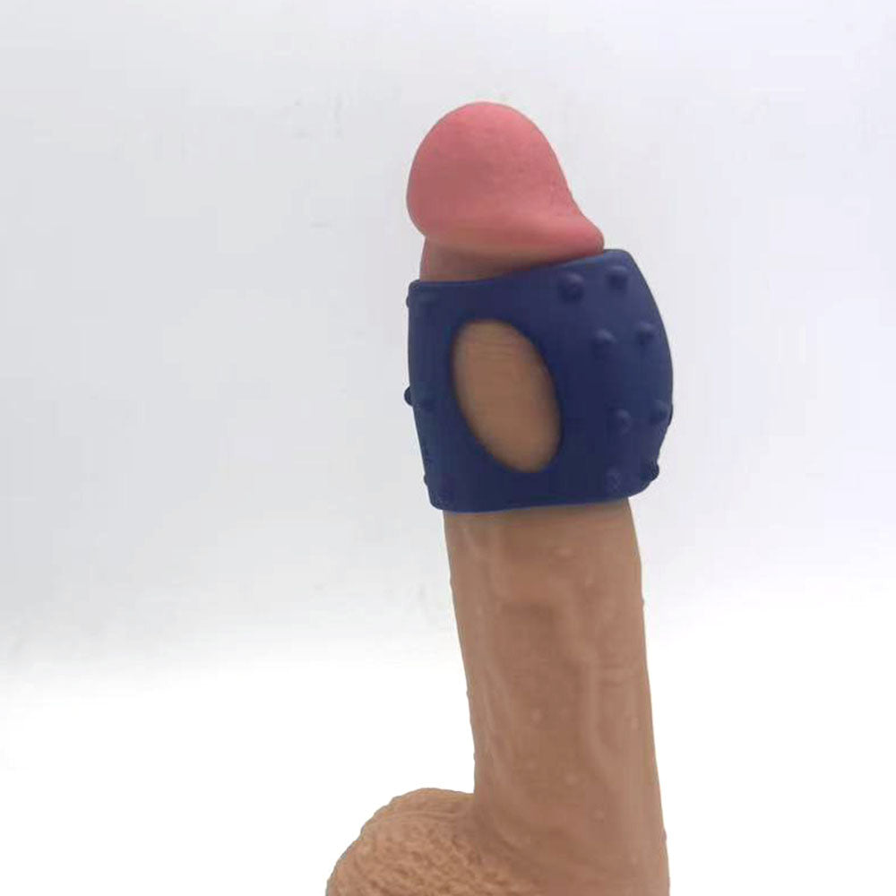 Maia Romeo USB Rechargeable Vibrating Girth Enhancer Sleeve – Compact 5.1 cm Sleeve > Sex Toys For Men > Penis Sleeves - Tophatter Daily Deals