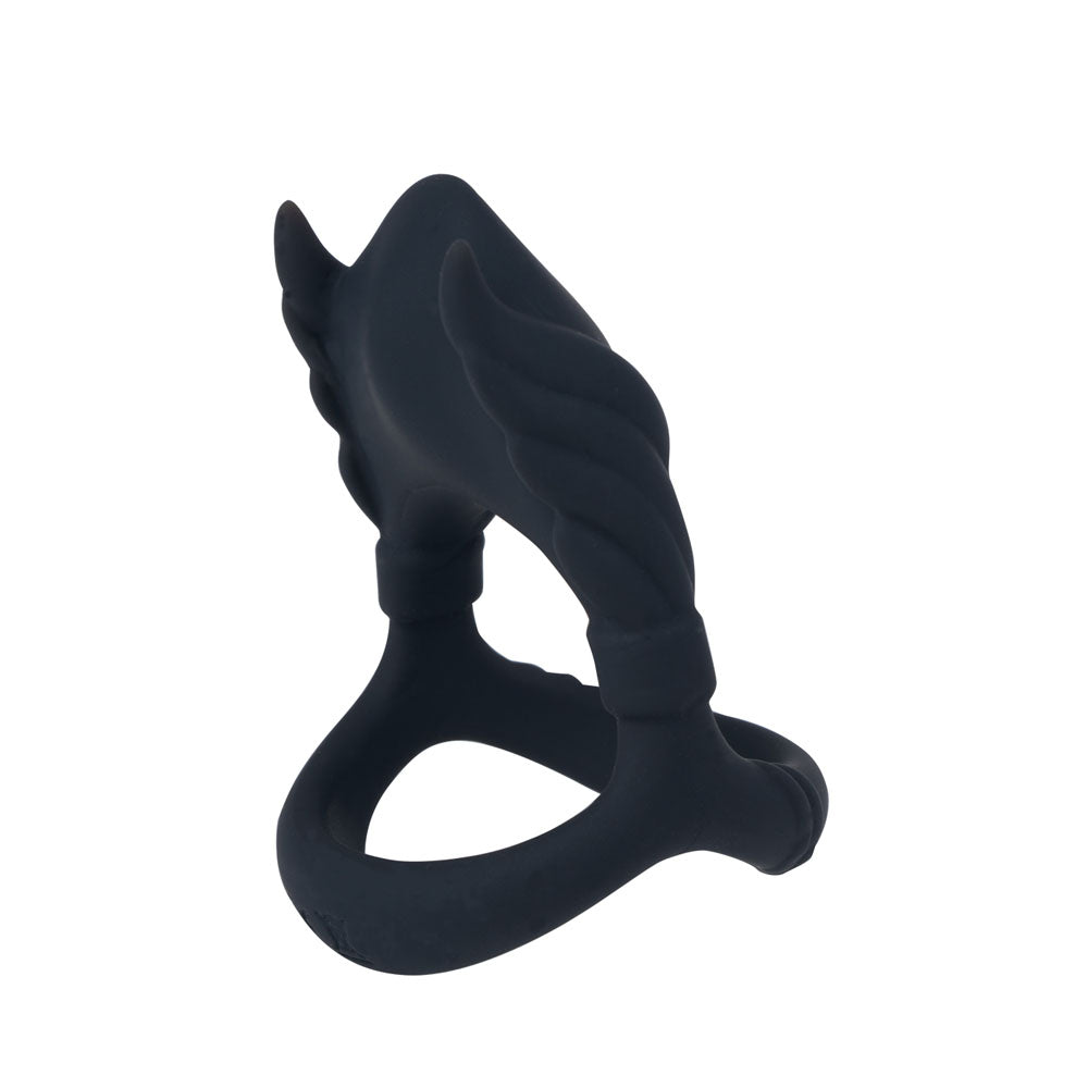 Maia Rocky USB Rechargeable Medical-Grade Silicone Vibrating Cock and Balls Ring > Cock Ring > Vibrating - Tophatter Daily Deals