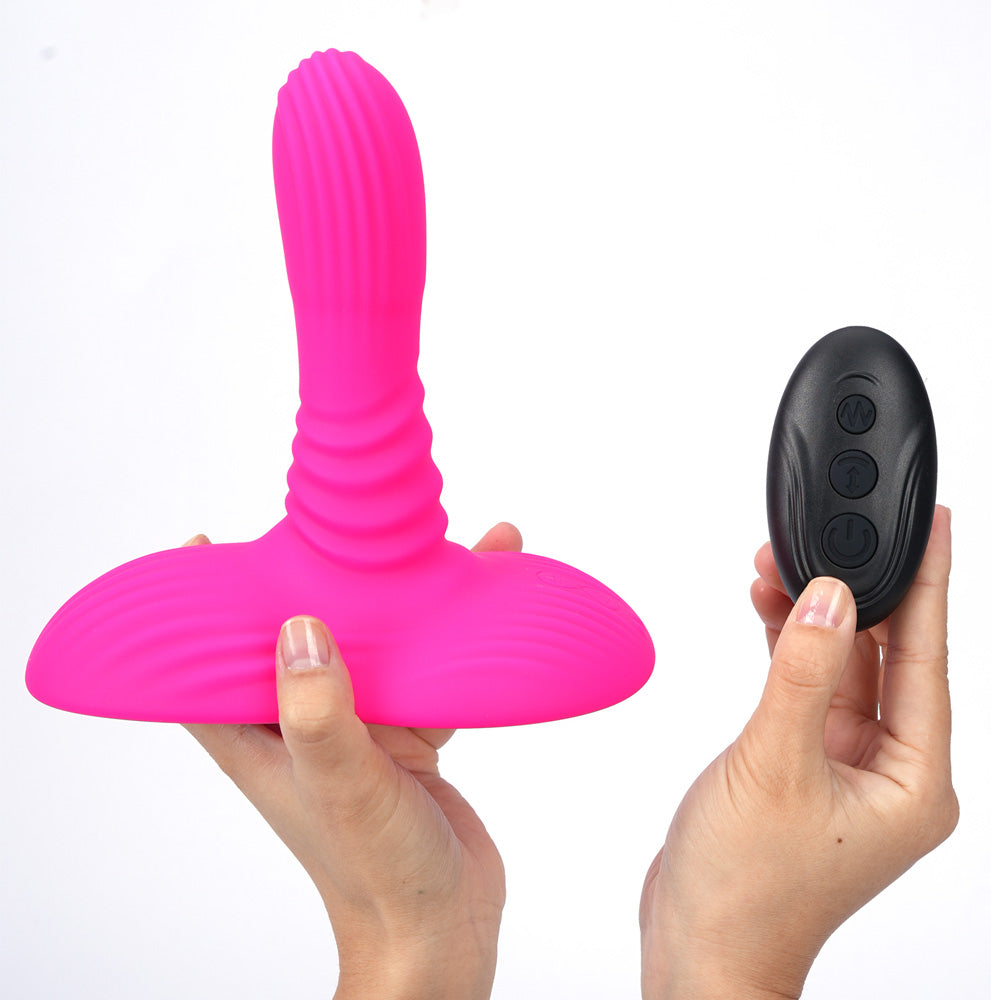 Maia Adira – USB Rechargeable Wireless Remote Thrusting Vibrator > Dildos > Thrusting Dildos - Tophatter Daily Deals