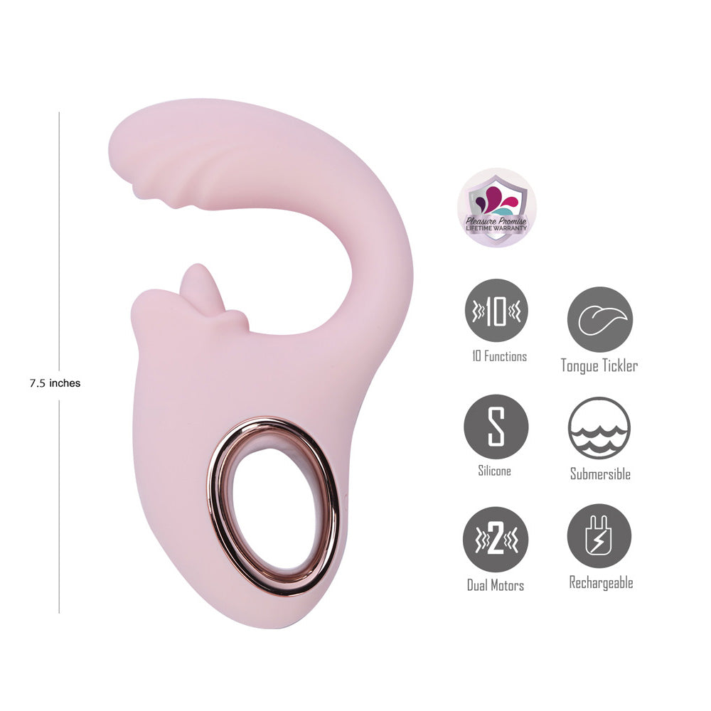 Maia Jaylee – USB Rechargeable Dual Motor Vibrator > Vibrators > Ladies > Clitoral Vibrators and Stimulators - Tophatter Daily Deals