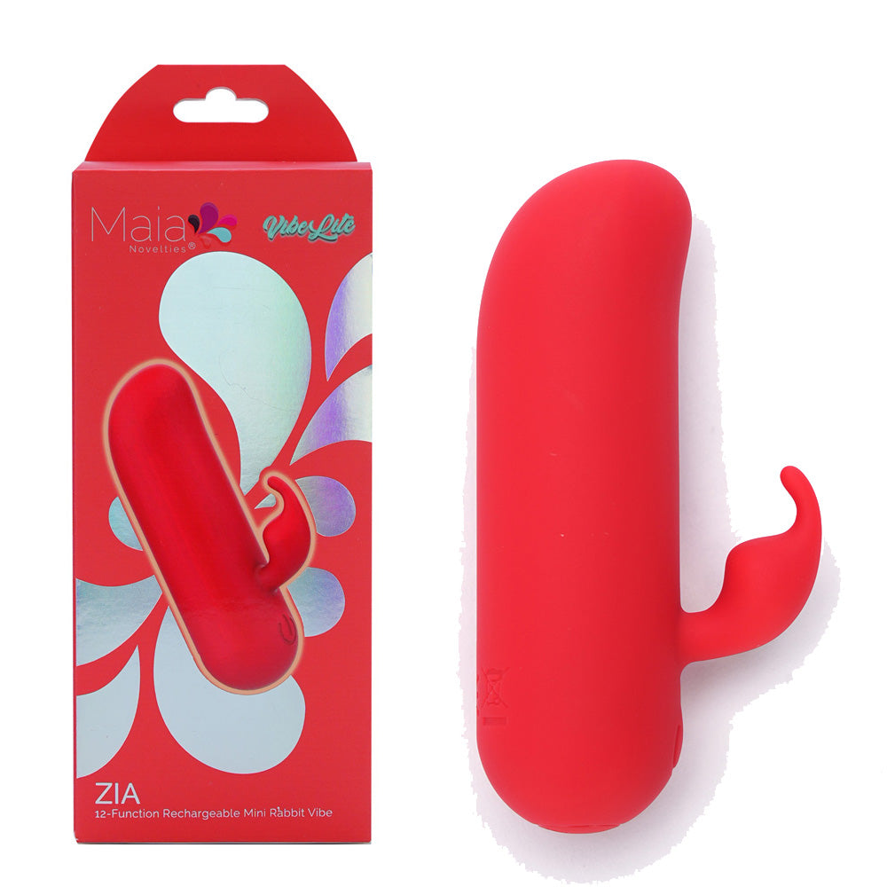 Maia ZIA – Waterproof USB Rechargeable Mini Bullet Rabbit Vibrator > Sex Toys For Ladies > Clitoral Vibrators and Stimulators - Tophatter Daily Deals