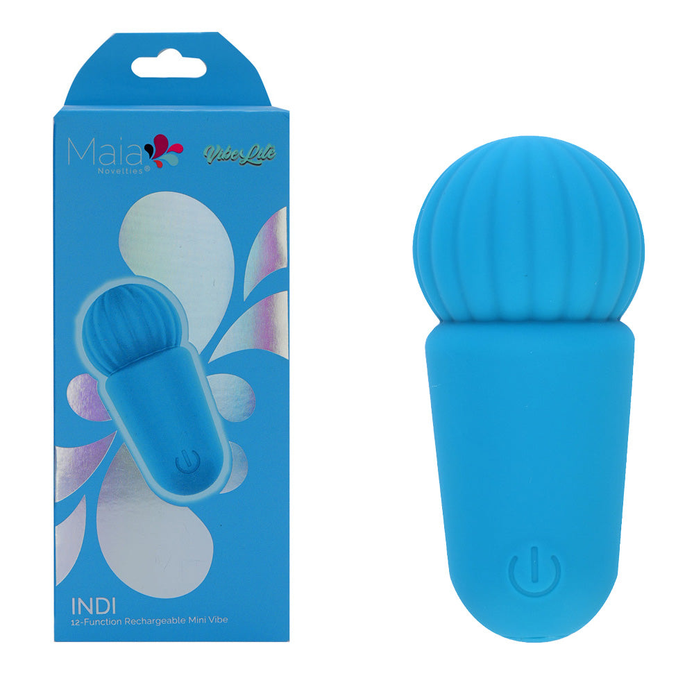 Maia Indi – USB Rechargeable Waterproof 7.6 cm Mini Vibrator > Sex Toys For Ladies > Vibrating Eggs - Tophatter Daily Deals