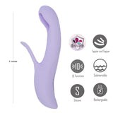 Maia Charli – USB Rechargeable 22.9cm Flapping and Tapping Rabbit Vibrator > Vibrators > Ladies > Rabbit Multi - Tophatter Daily Deals