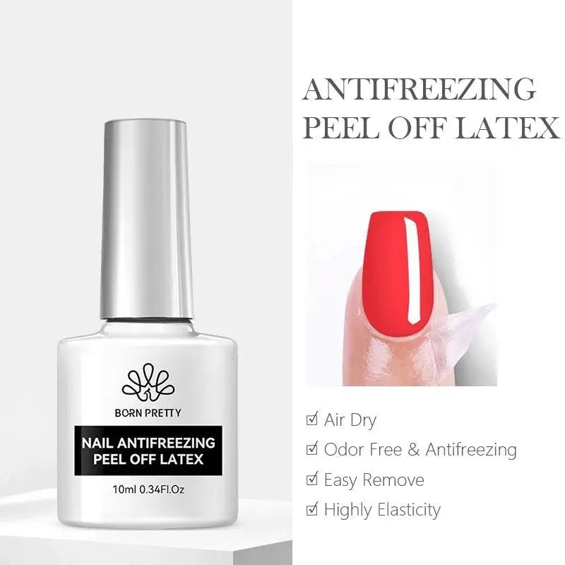 BORN PRETTY Milky White Jelly Nude Gel Nail Polish 10ml White Translucent Soak Off Gel Vernis Semi Permanent Need UV Light Cure - Tophatter Daily Deals