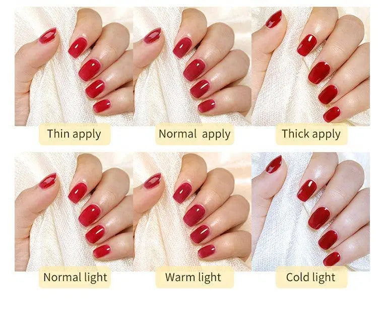 BORN PRETTY Milky White Jelly Nude Gel Nail Polish 10ml White Translucent Soak Off Gel Vernis Semi Permanent Need UV Light Cure - Tophatter Daily Deals