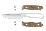 Chris Reeve Knives Backpacker - Natural Canvas Micarta Handle - Black Sheath - BPR-1001 Fixed Blade - Tophatter Daily Deals